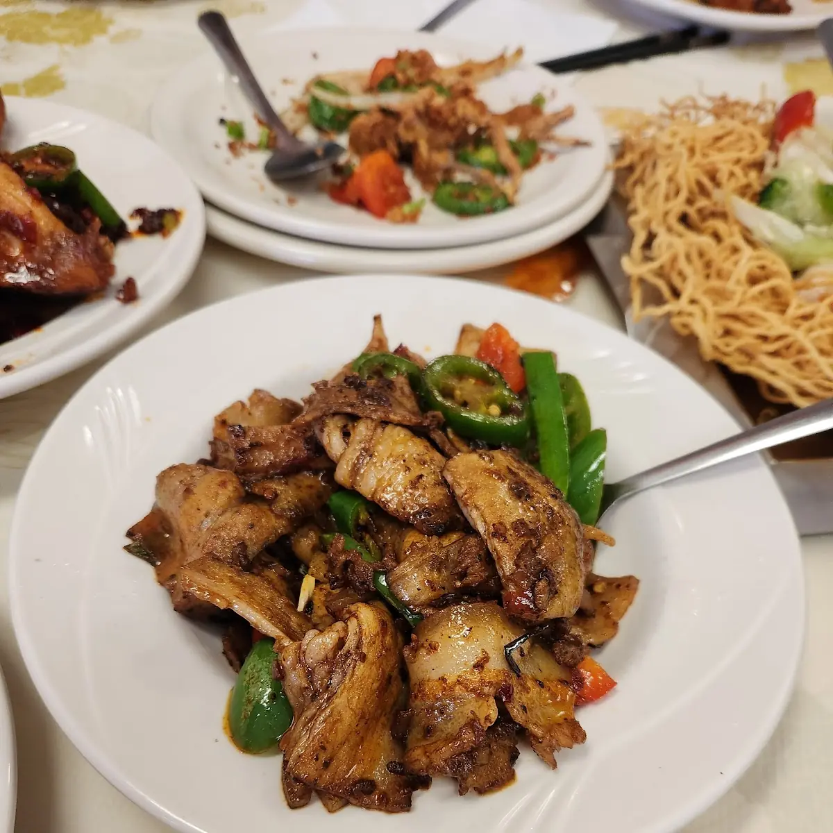 double cooked pork lunch special 午 回锅肉